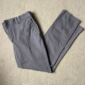 Old Navy Athletic Grey Chino Pants, Men’s size 36 x 30